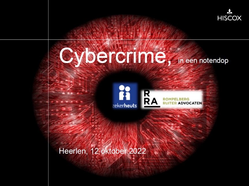 Kennisontbijt 12 oktober 2022
Cybercrime